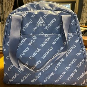 Periwinkle blue Reebok gym bag